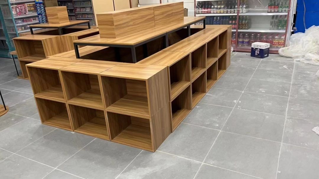 钢木展示柜